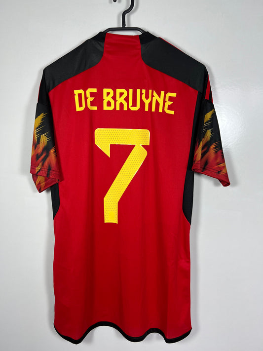 België 2022 home de Bruyne Nieuw met labels (10/10) M