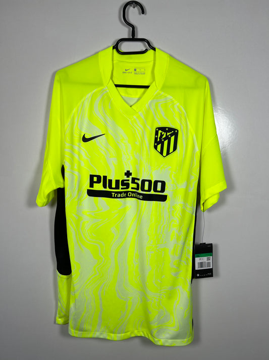 Atletico Madrid 20/21 derde Nieuw met kaartjes (10/10) XL