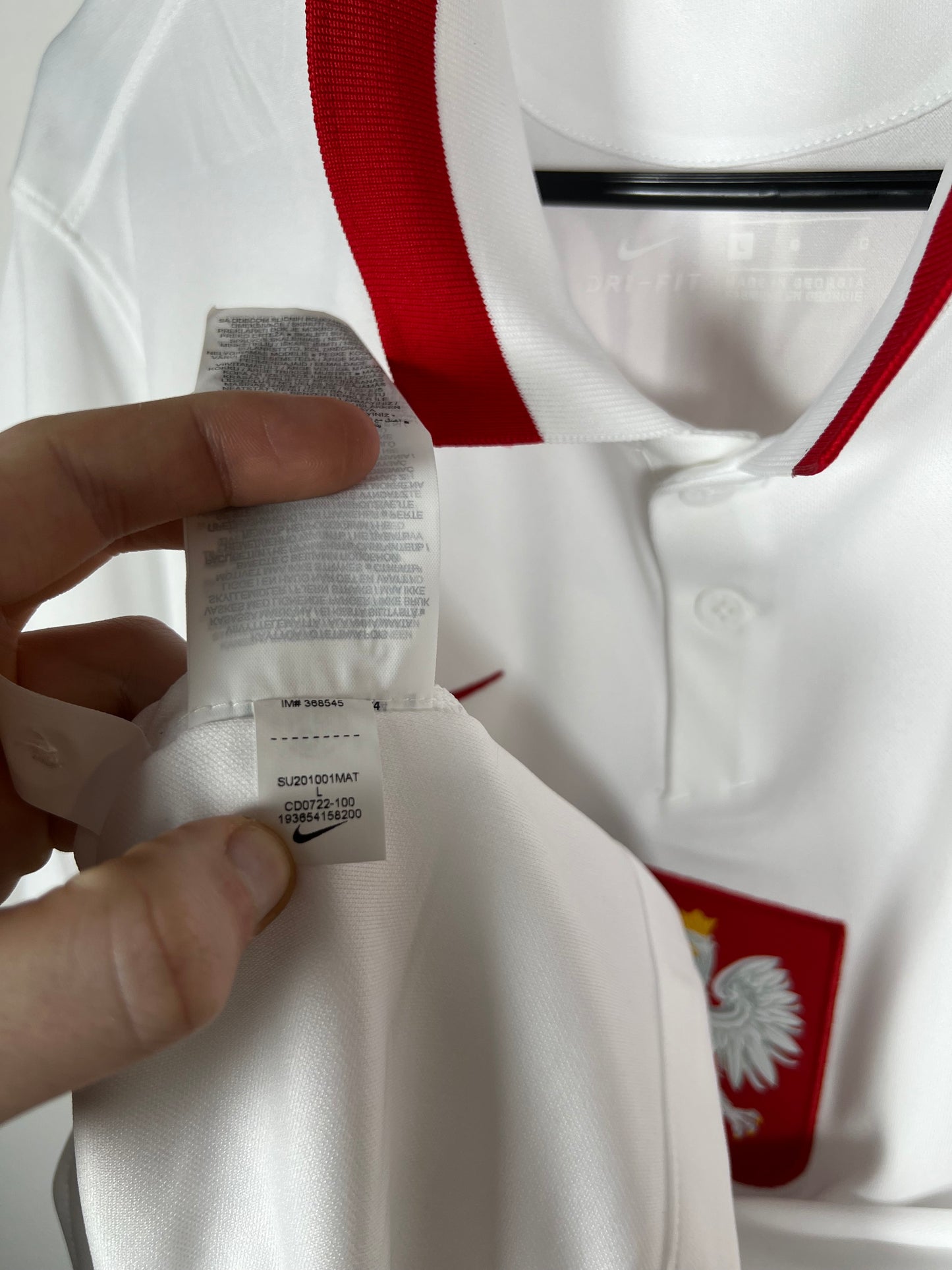 Poland 2020 home Lewandoski New with tags (10/10) L