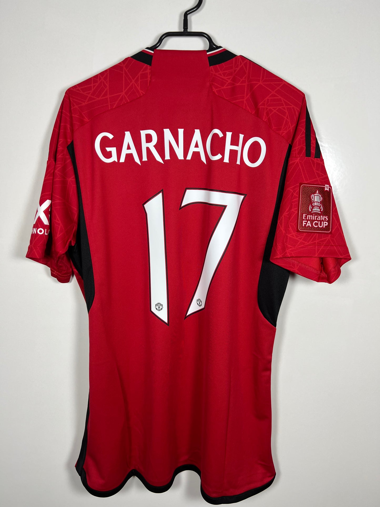 Manchester United 23/24 home Garnacho New with tags (10/10) L