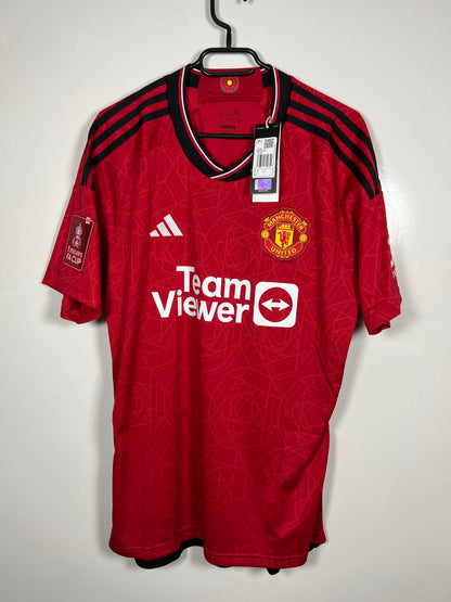 Manchester United 23/24 home Garnacho New with tags (10/10) L