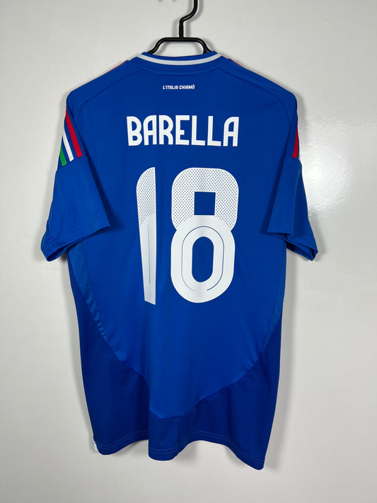 Italië 2024 thuis Barella Nieuw met labels (10/10) M