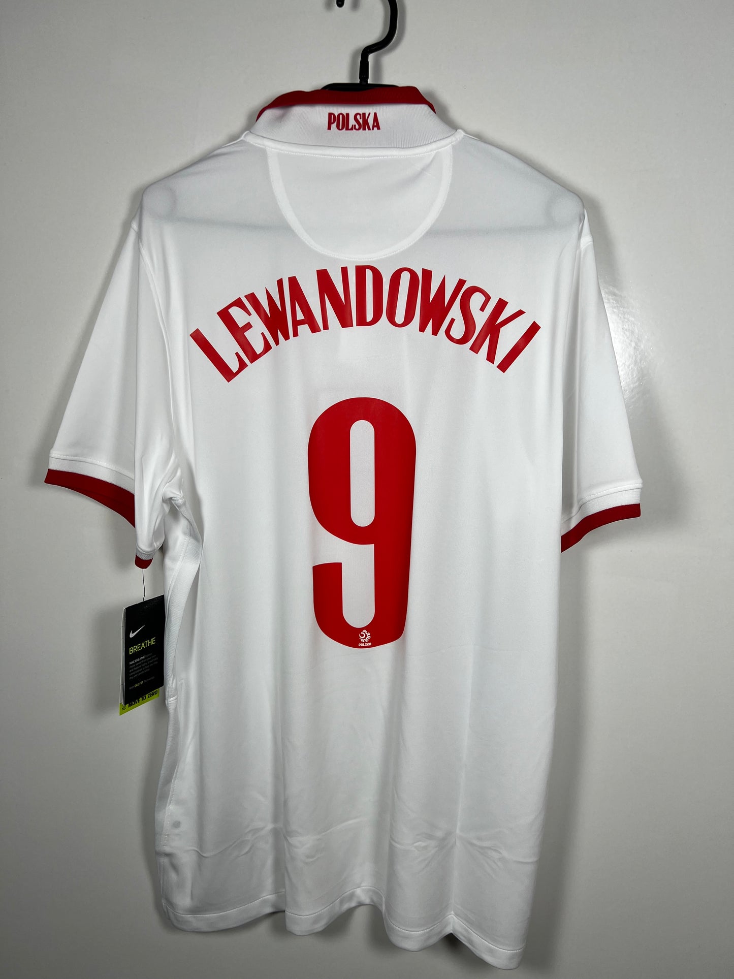 Poland 2020 home Lewandoski New with tags (10/10) L