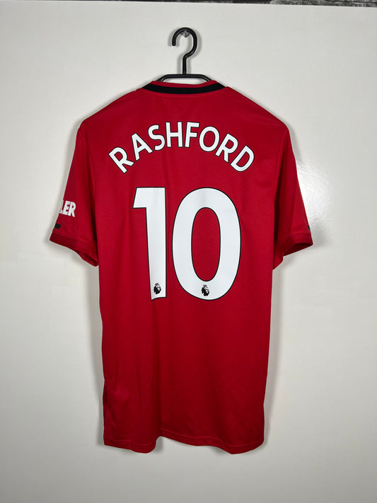 Manchester United 19/20 thuis Rashford Nieuw met kaartjes (10/10) S